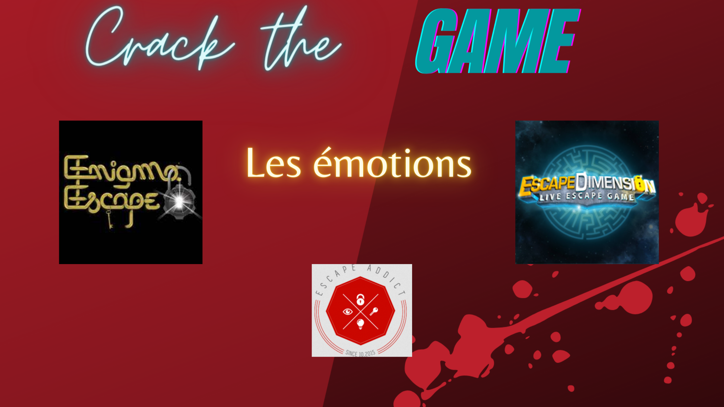 #8 L’Escape Game : créateur d’émotions sur Crack the Game