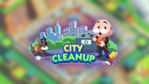 10 940 dés et 599 jeton Peg-E gratuits à récupérer sur Monopoly GO! via l'événement "Nettoyage urbain"