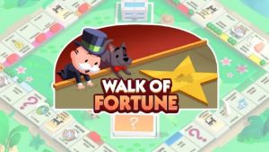 26 910 dés et 187 points triage jonglage à récupérer gratuitement sur Monopoly GO! via l'événement "Allée de la fortune"