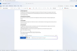 Avec Tuning, Copilot suggère des actions personnalisées