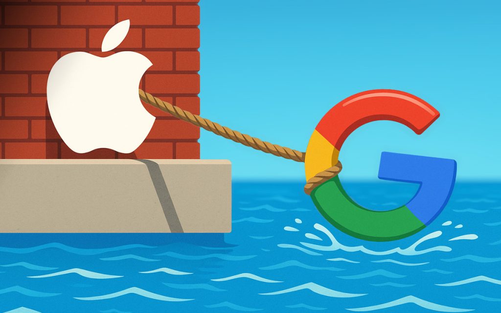 Apple fait tout ce qu’il peut pour sauver Google, la raison risque de vous surprendre