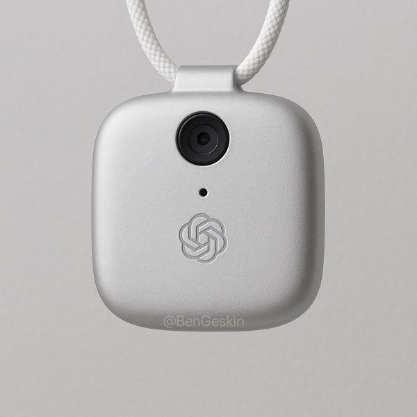 Portrait robot du futur appareil IA d’OpenAI et de Jony Ive : un Ai Pin à porter autour du cou ?