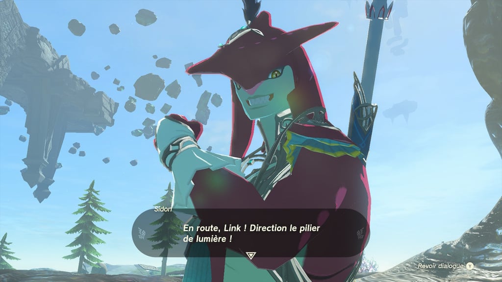 Sidon du Domaine Zora Zelda Tears of the Kingdom : comment terminer cette enquête régionale ?