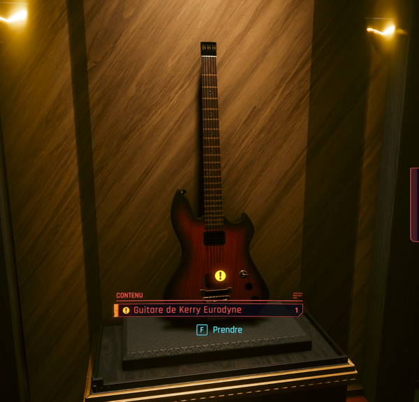 Fan Psycho CP2077 : Comment récupérer le pantalon de Johnny Silverhand et la guitare de Kerry Eurodyne ?