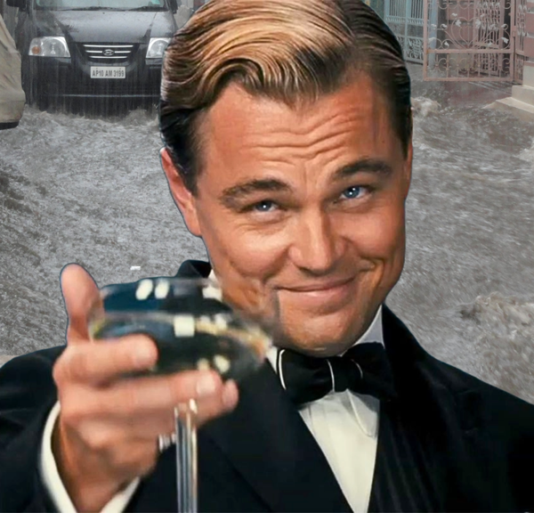 Leonardo DiCaprio a contribué à rassurer les habitants de Paris avec la Police Nationale après les inondations… Enfin, à sa manière !
