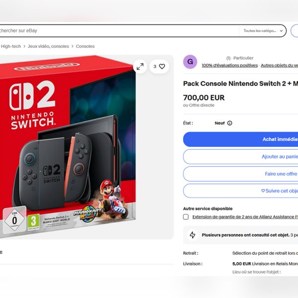 Des dizaines de Switch 2 sont déjà en vente sur eBay, ne vous faites pas avoir