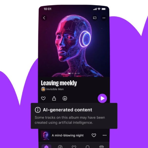 Deezer va signaler les albums contenant des morceaux générés par IA