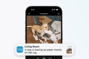 Votre sonnette Amazon Ring va utiliser l’IA pour décrire ce qu’elle voit