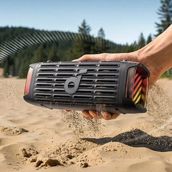 Pensée pour la plage, cette enceinte portable vibre pour se débarrasser du sable