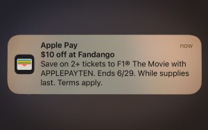 Apple se met à dos ses utilisateurs avec des publicités obligatoires pour son dernier film