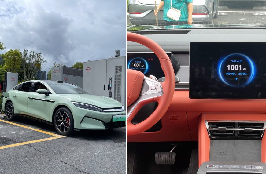 « Recharge mégawatt » : on a testé la charge BYD à 1000 kW (1 km/s)
