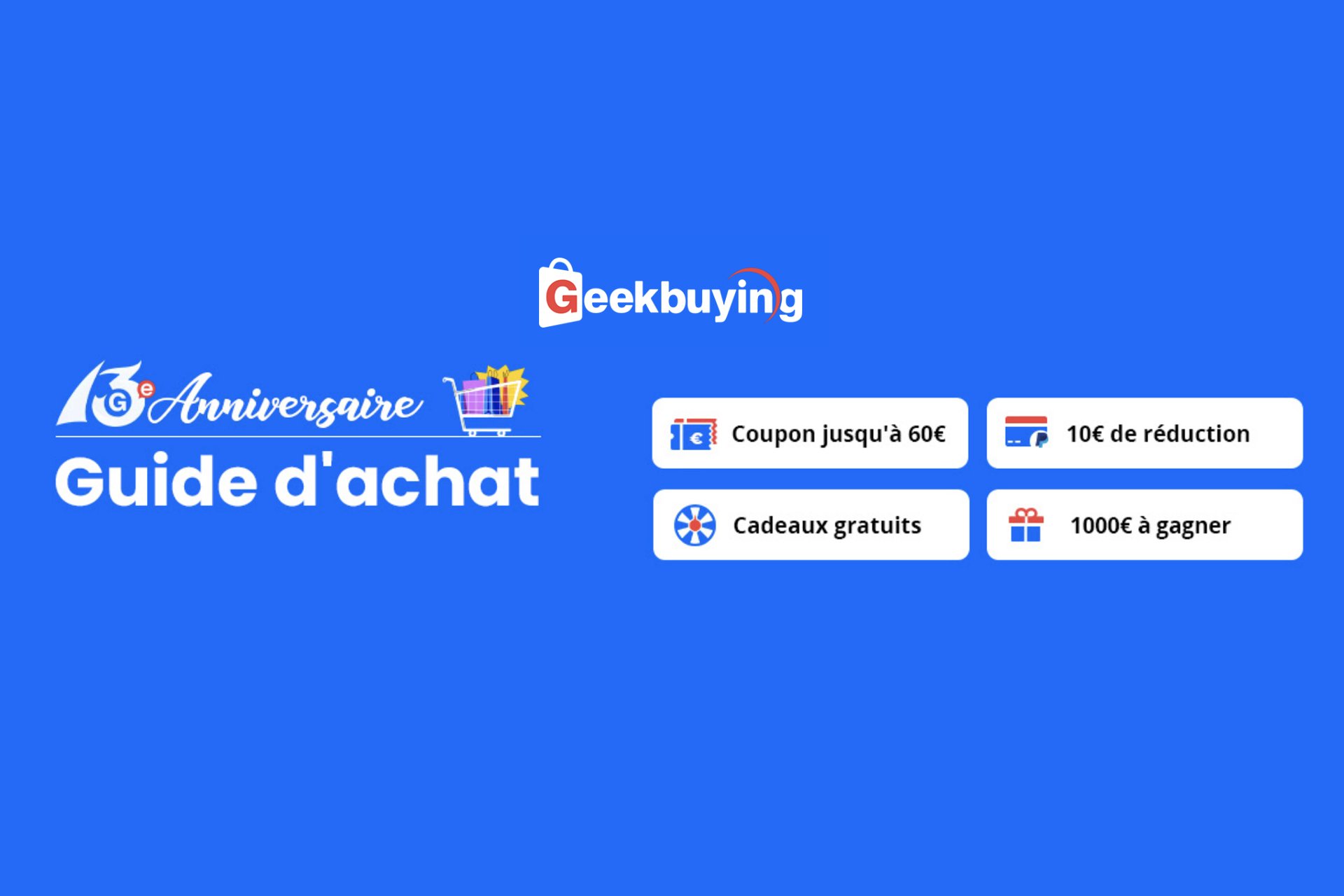 Pour les 13 ans de Geekbuying, profitez de remises folles sur les générateurs électriques Fossibot