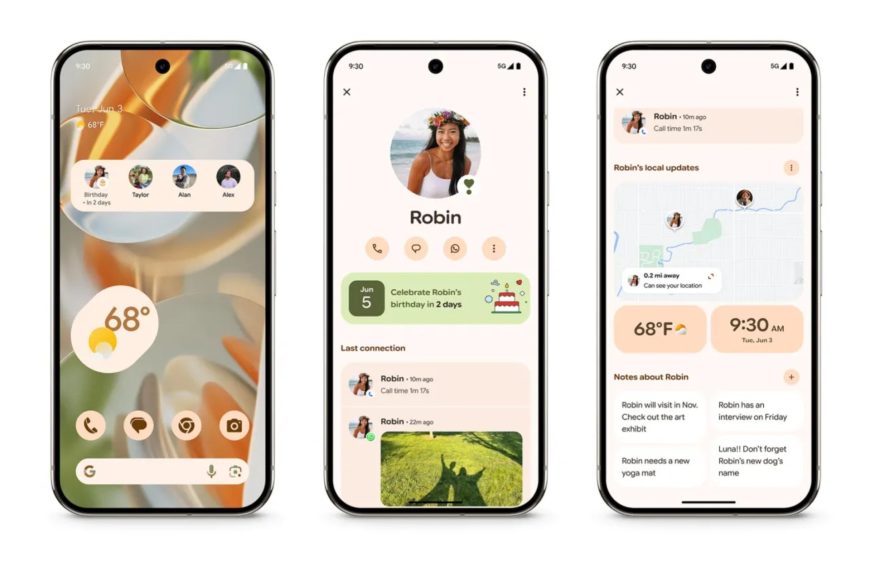 Google Pixel : voici comment fonctionne le nouveau widget « Contacts VIP Pixel »