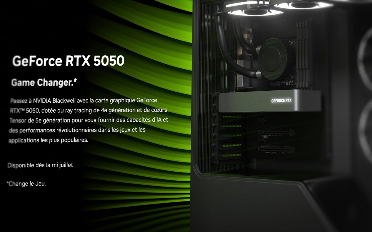 Nvidia confirme la date de sortie de la GeForce RTX 5050 8 Go et son prix assez canon (sur le papier)