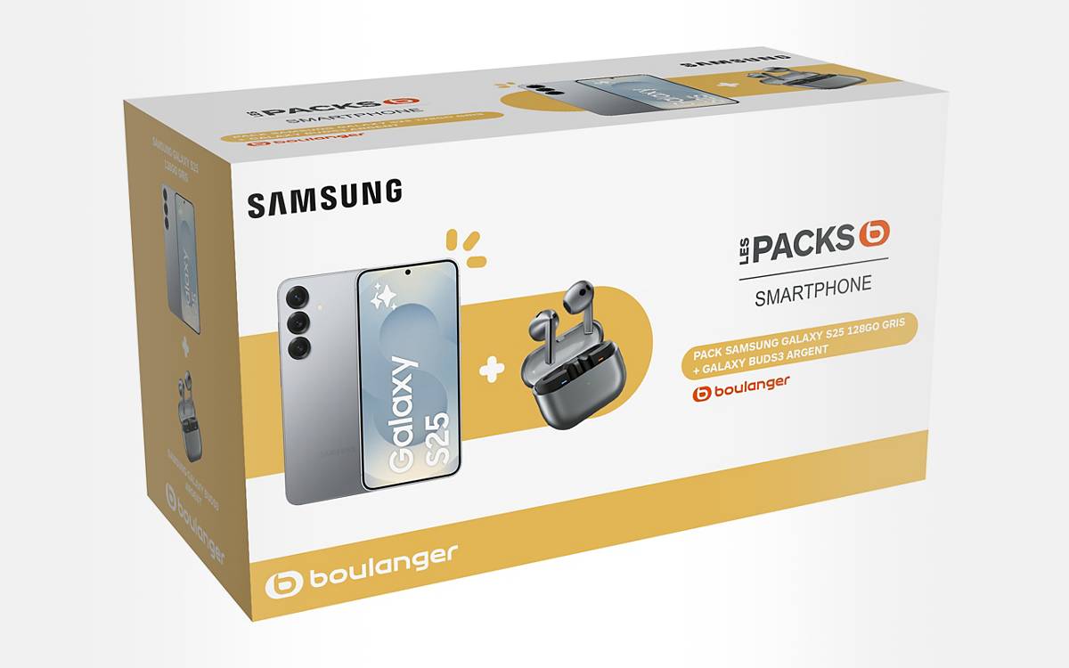 Soldes : Boulanger baisse le prix du Samsung Galaxy S25 avec des Buds 3 inclus