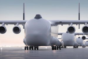 12 fois la capacité d’un Boeing 747, le plus gros avion du monde fait une visite en France