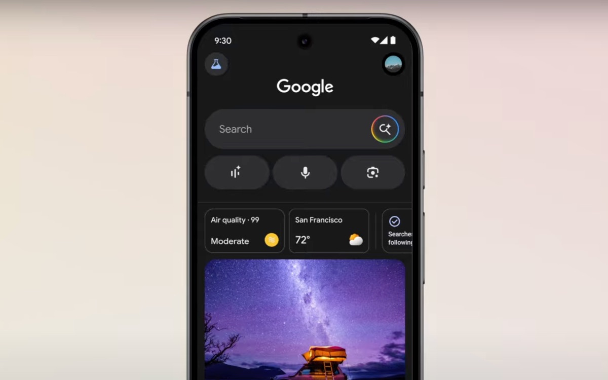 Search Live débarque sur l’appli Google, regardez comment l’IA va vous faire gagner un temps fou pour vos recherches