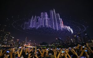 Ce spectacle de drones Chinois vient de battre un record mondial légèrement terrifiant