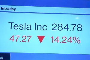 L’action Tesla s’écrase : -14 %, suite au divorce Musk-Trump