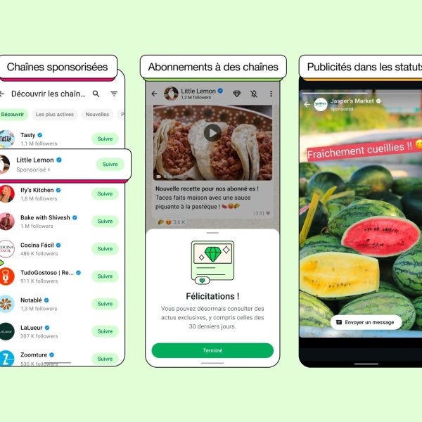 La pub dans WhatsApp n’arrivera pas avant 2026 en Europe