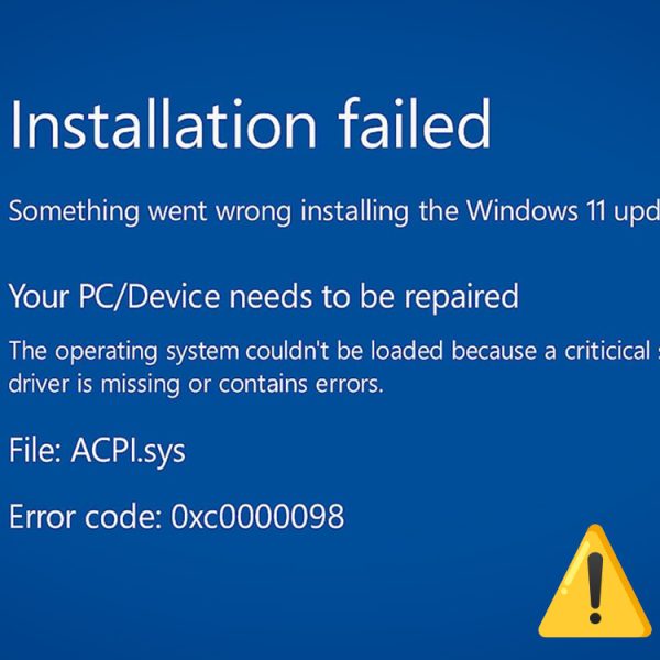 Cette mise à jour urgente de Windows 11 répare enfin l’erreur “ACPI.sys” qui s’affiche sur de nombreux PC