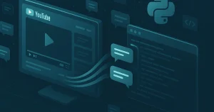 Extraire les sous-titres de n'importe quelle vidéo Youtube en Python
