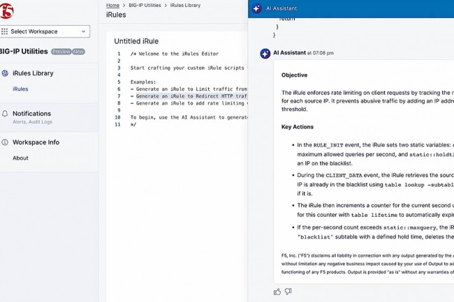 F5 Networks dope son assistant IA à la génération de code