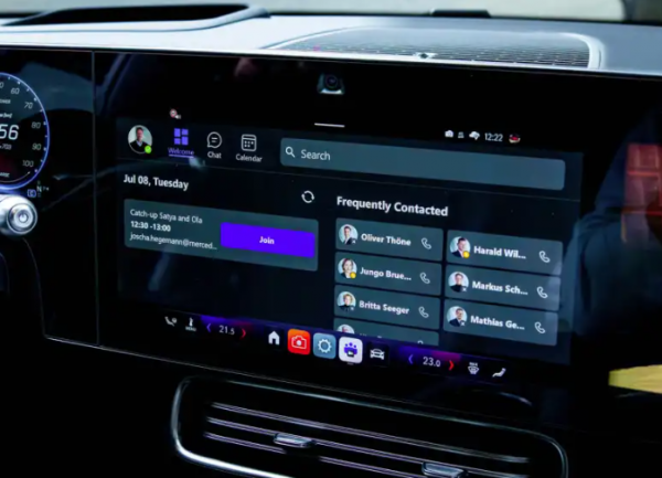 Mercedes-Benz intègre Teams, Intune et Copilot dans ses véhicules