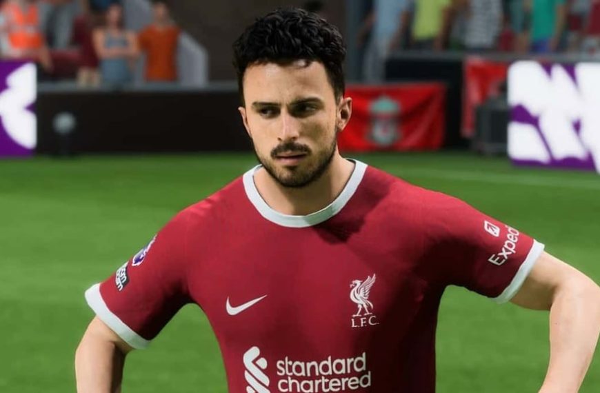 Diogo Jota immortalisé sur une jaquette éphémère du jeu vidéo EA Sports FC 26…