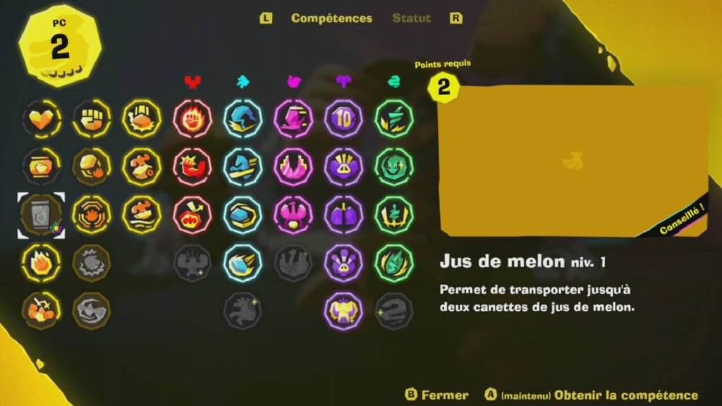 Points de talent Donkey Kong Bananza : quelles capacités débloquer ?