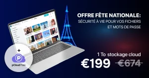 pCloud sort l'artillerie lourde pour le 14 juillet : -70% sur le stockage à vie + gestionnaire de mots de passe offert ! 🎆