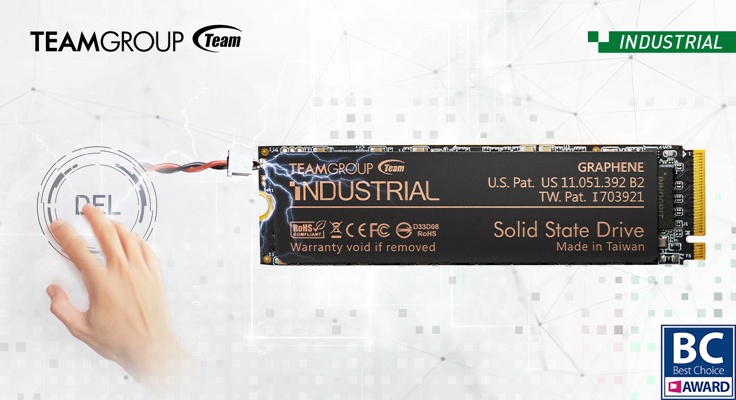Team Group lance le P250Q, un SSD qui s'autodétruit