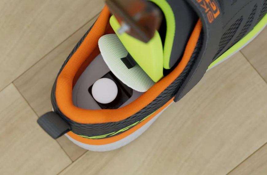 Ces baskets pour enfant intègrent un compartiment caché pour un AirTag d’Apple