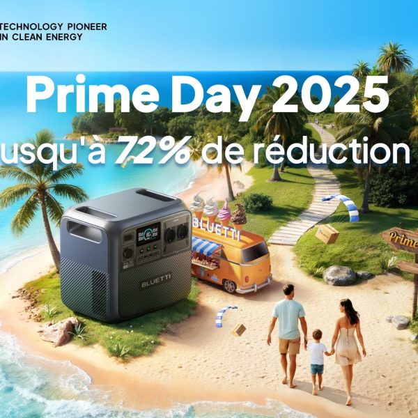 Prime Day : préparez vos vacances en toute sérénité, les stations électriques portables BLUETTI sont remisées jusqu’à -72%