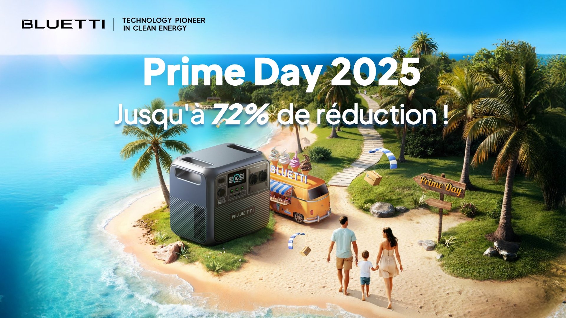 Prime Day : préparez vos vacances en toute sérénité, les stations électriques portables BLUETTI sont remisées jusqu’à -72%
