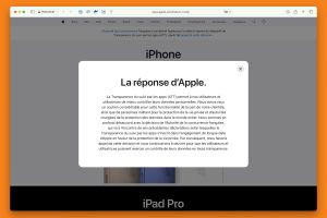 Transparence du suivi publicitaire : Apple affiche sa condamnation en France, mais maintient sa position