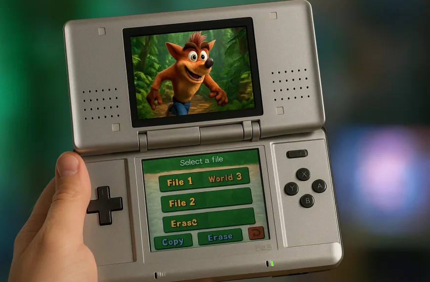Une cartouche DS qui fait tourner des jeux PS1 ?