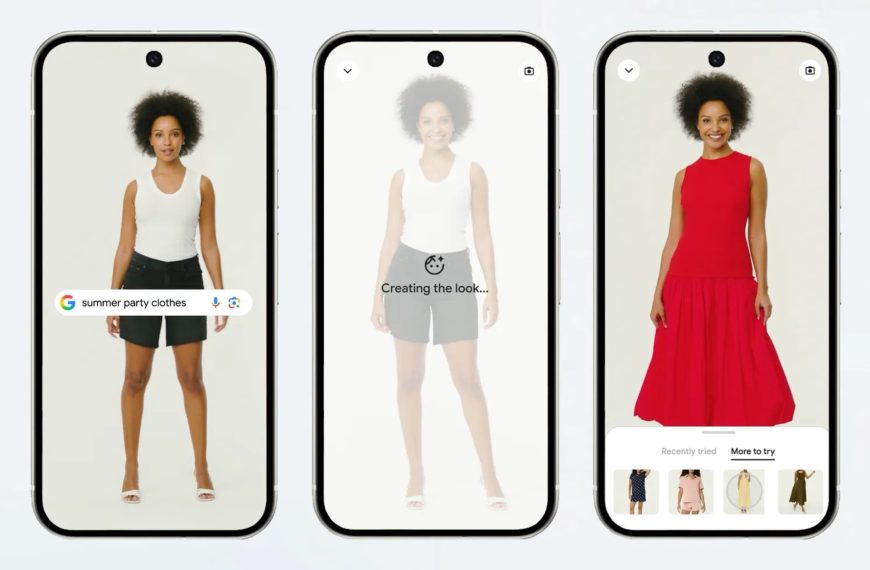 Google lance sa cabine d’essayage virtuel de vêtements