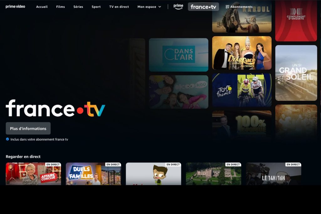 France Télévisions débarque dans Prime Video