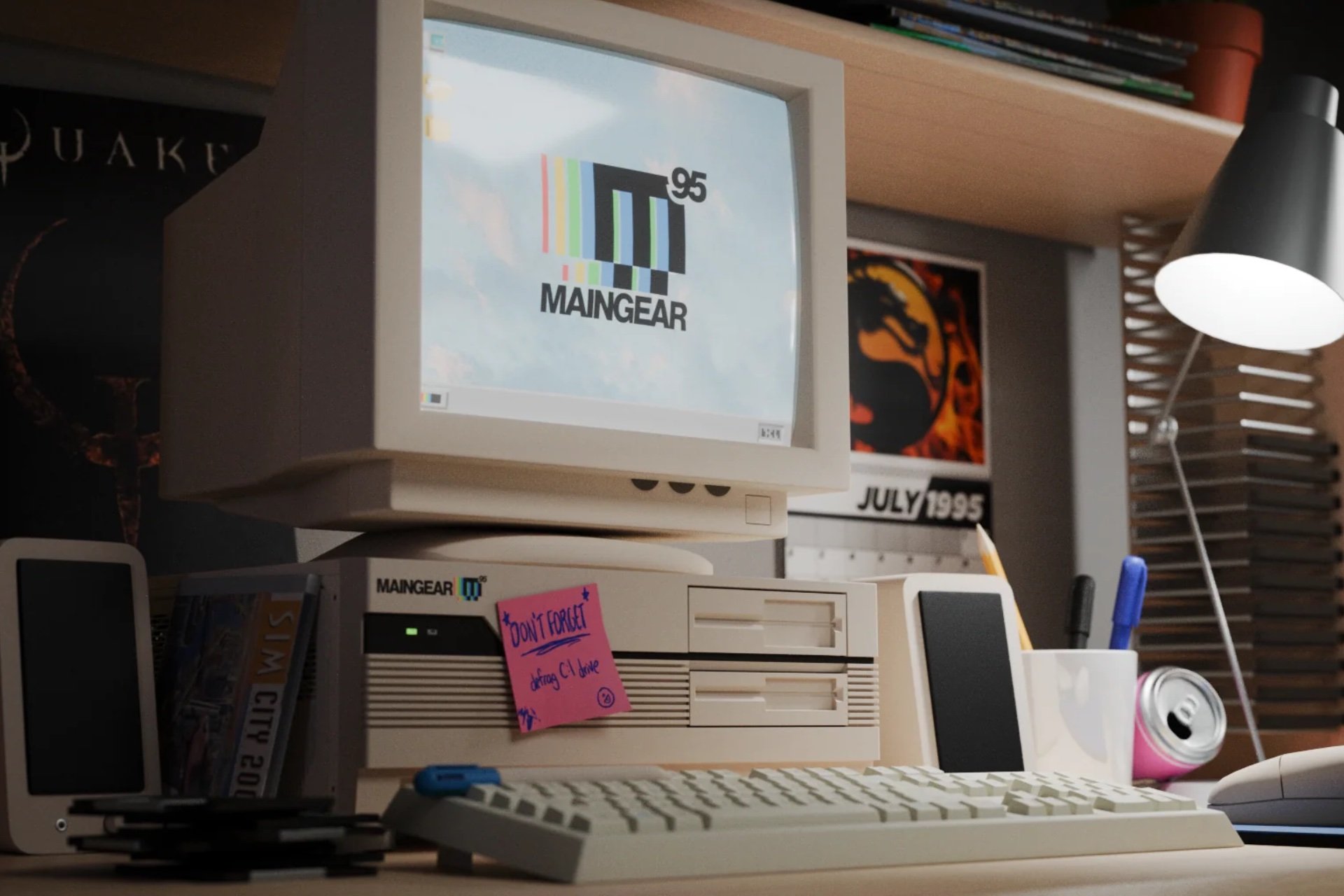 Le Retro95 est un PC « années 90 » à l’extérieur, mais très 2025 à l’intérieur