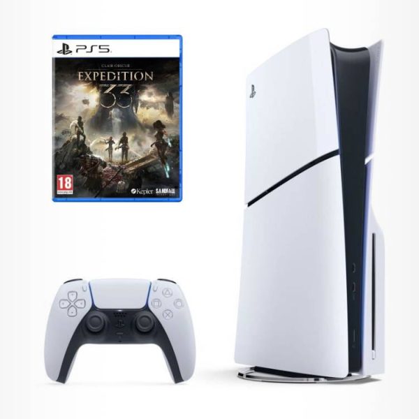 Le pack PS5 Slim standard + Clair Obscur Expedition 33 devient moins cher chez Cdiscount