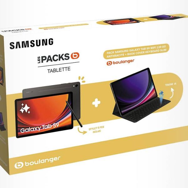 Galaxy Tab S9 : le prix de la tablette Samsung avec un Book Cover Keyboard Slim est en chute libre