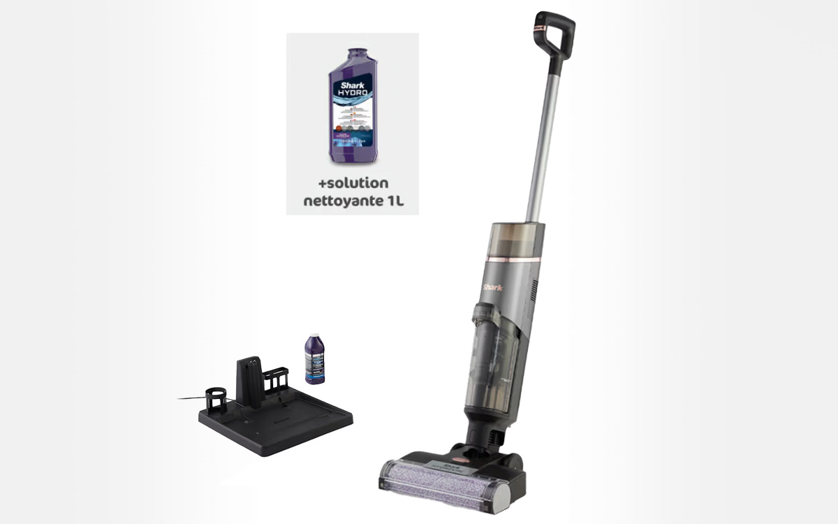 Shark HydroVac : cet aspirateur laveur chute à moins de 225 €, c’est une excellente affaire !