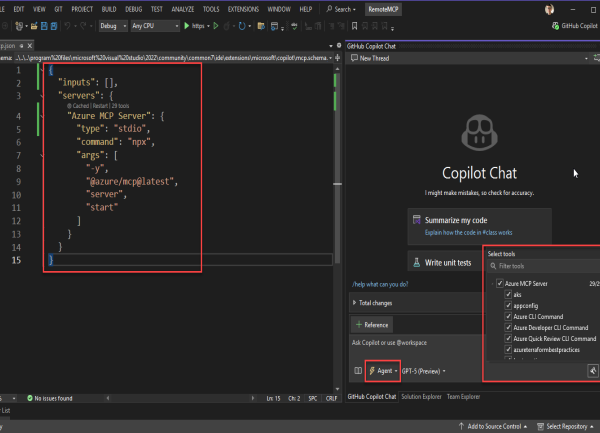 Microsoft ajoute le support MCP à Visual Studio
