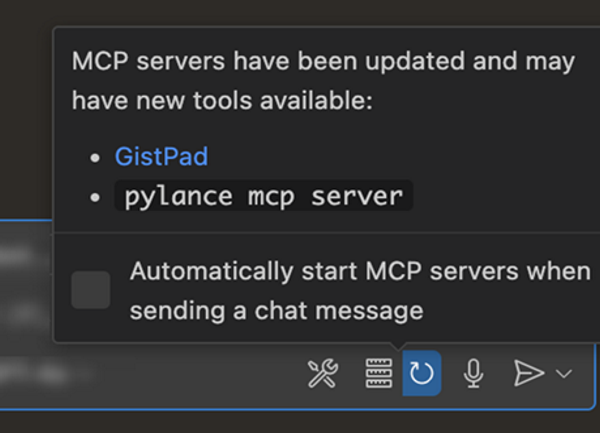 Visual Studio Code 1.103 automatise l'activation des serveurs MCP