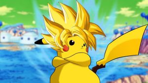 Pokémon a bien fait faire le Kaméhaméha de Goku à Pikachu lors d'un combat qui ressemble bien à l'un de ceux de Dragon Ball…