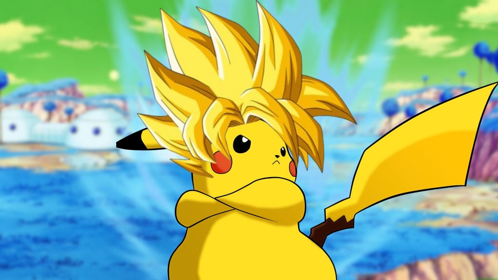Pokémon a bien fait faire le Kaméhaméha de Goku à Pikachu lors d'un combat qui ressemble bien à l'un de ceux de Dragon Ball…