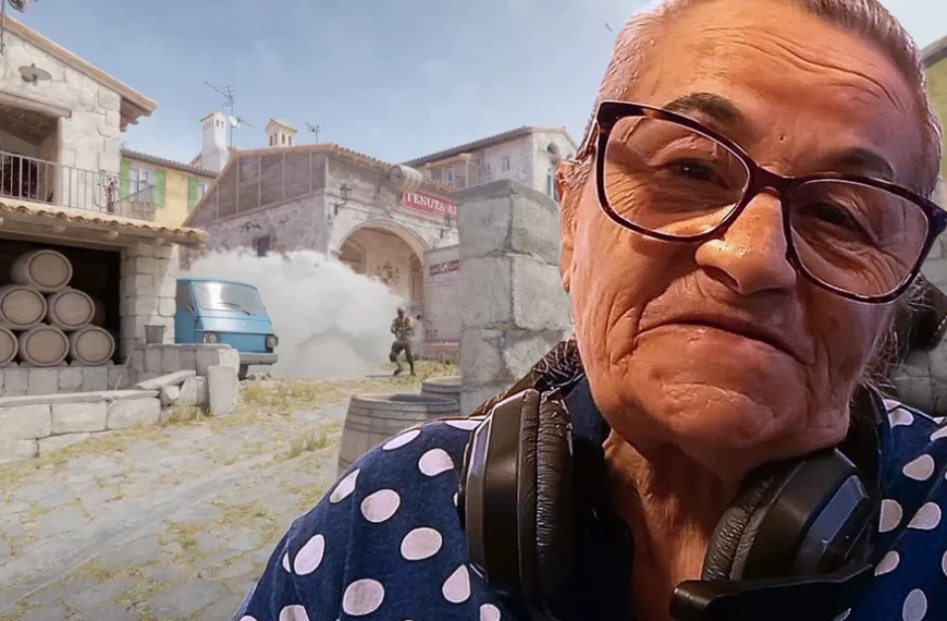 Elle a 76 ans et est bien meilleure que vous sur les FPS, elle peut vous éliminer en une moins d'une seconde…
