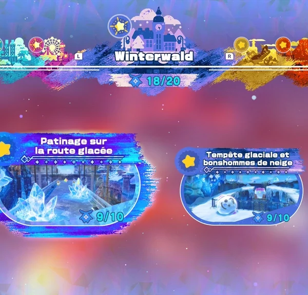 Winterwald Kirby au Pays des étoiles filantes : toutes les astralées du monde 4
