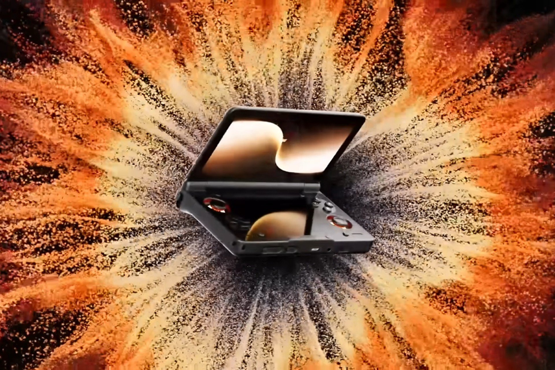 Cette console dans le style d’une Nintendo DS est là pour nous ruiner